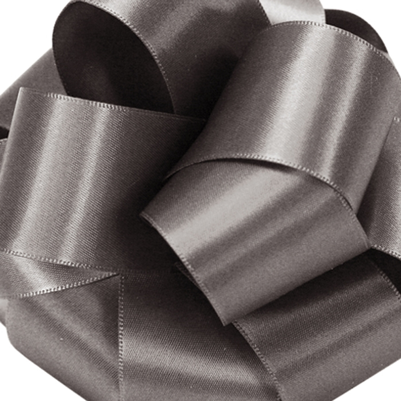 Offray Double Face Satin Ribbon 1/4 in. x 100 yd. Black (100 yards)