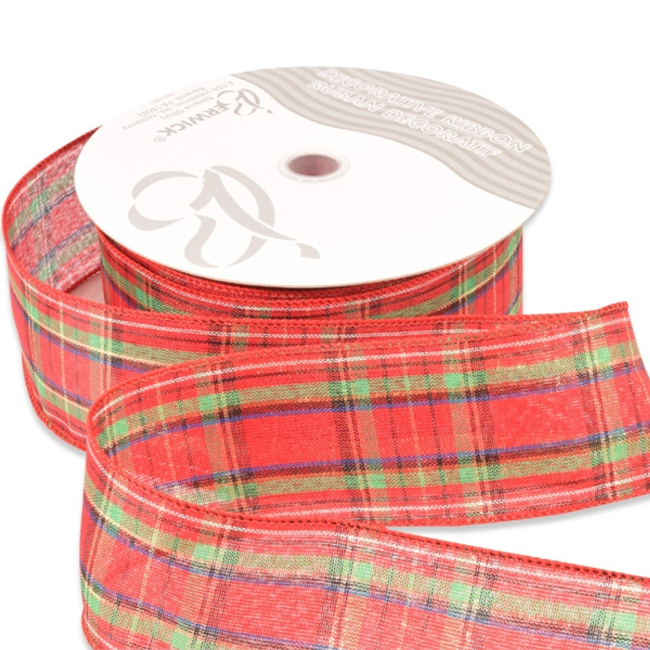 Tartan Wired Ribbon - Clarkston - 2.5