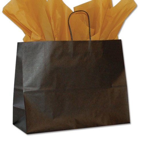 Black Paper Shopping Bags 16" x 6" x 12"
