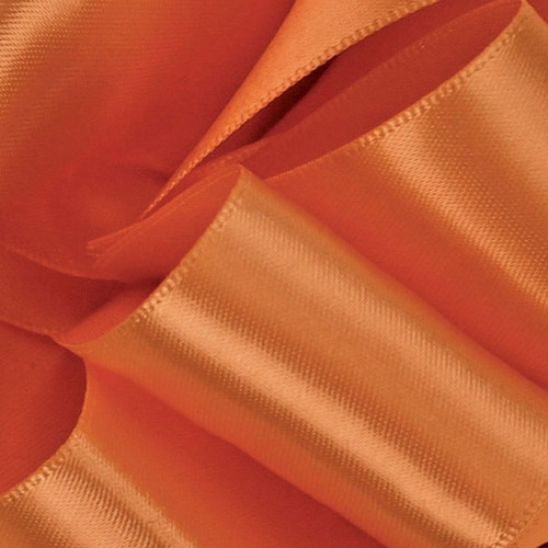 Double Face Burnt Sienna Satin Ribbon 1-1/2" width