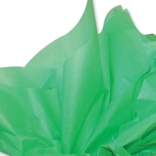 Groovy Green Coloured Tissue Paper