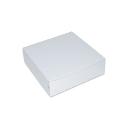 8" x 8" x 2.5" Pie - Pastry Boxes in White