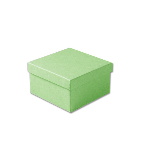 1000 Boxes - Light Green Kraft Jewellery Boxes - 3-1/2" x 3-1/2" x 1-7/8"