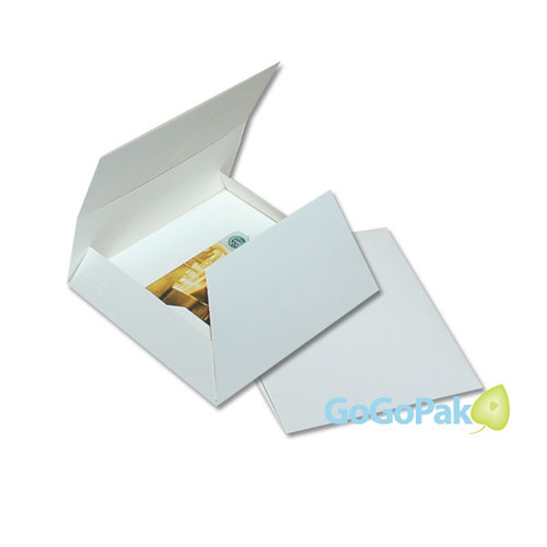 White Night Gloss Gift Card Envelope Folders