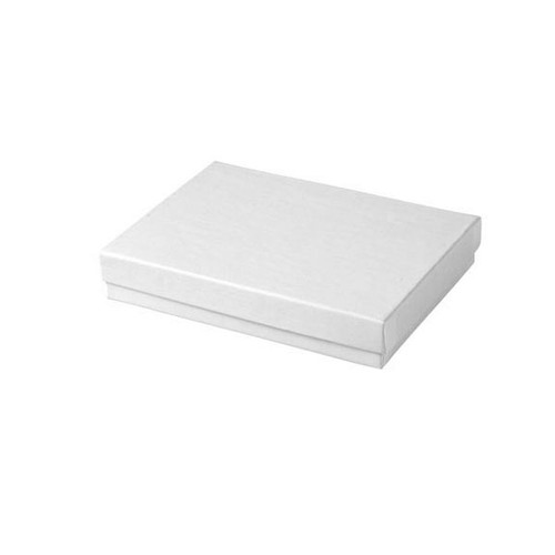 White Gloss Jewellery Boxes - 5-7/16" x 3-1/2" x 1" 200 Boxes/Pack