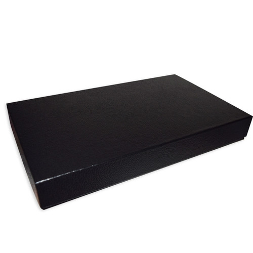 Deluxe apparel Black Embossed set up boxes