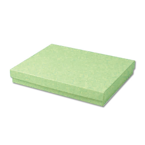 1000 Boxes - Light Green Kraft Jewellery Boxes - 7" x 5" x 1-1/4"