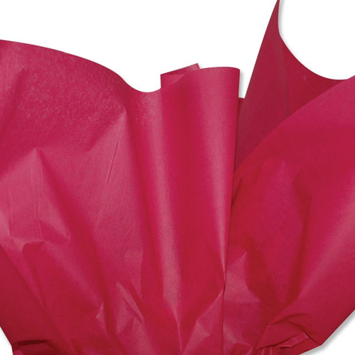 Cranberry  Coloured Tissue Paper