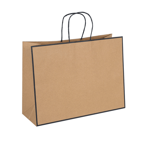 San Fran Paper Bags 16" x 12" x 6"-  Kraft - 100 Bags
