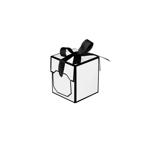 MINI PACK Flipalicious Gift Boxes - 3" x 3" x 3-1/2" White - 10 Boxes