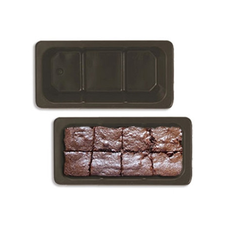 50 Trays - 1 lb. Single Pour 1 Cavity - Heat Stable Tray Insert for Fudge