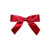 5/8" Pre-Tied Satin Twist Tie Bows - Scarlet