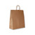 100% Recycled Kraft Paper Shopper, 13" x 6" x 15"