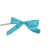 5/8" Pre-Tied Satin Twist Tie Bows - Turquoise