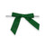 Pre-Tied Grosgrain Twist Tie Bows - Emerald Green