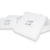 White Gloss Jewellery Boxes - 3-1/2" x 3-1/2" x 7/8" 100 Boxes/Pack