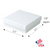 White Gloss Jewellery Boxes - 3-1/2" x 3-1/2" x 7/8" 100 Boxes/Pack