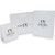 Ribbon Handle Bags - 12-1/2" x 4-1/2" x 9" Matte White - 100/Pack