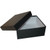 Rigid Set-Up Boxes - 11-1/4" x 11-1/4" x 4-1/2" Onyx Black Embossed - (10/Case)