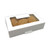 8-1/2" x 5-3/8" x 2" Cookie/Bakery Boxes - White- 10/Pack