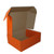 Orange Corrugated Mailing Boxes - 12-3/4" x 11-5/8" x 4-7/8" 1 Box