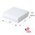 Branded White Gloss Jewellery Boxes - 3-1/2" x 3-1/2" x 7/8" 100 Boxes/Pack