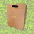 100 Bags - Kraft Custom Branded Eco Euro Paper Bags with Twill Handles 8 x 4 x 10