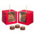 250 Boxes - Candy Apple Boxes - Red