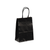 Paper Shopping Bags - Black 5" x 3" x 8" - 250 Bags