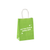 Branded Paper Shopping Bags - Bright Green 5" x 3" x 8" - 250 Bags