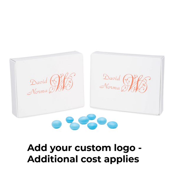 50 Boxes - 1/4 lb. Candy Boxes - White - 4-9/16" x 3-9/16" x 1-1/4"