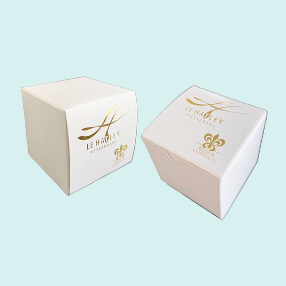 Gift Boxes - White - 3" x 3" x 3" - Tuck it Style - 100 Boxes Gift Boxes - White - 3" x 3" x 3" - Tuck it Style - 100 Boxes