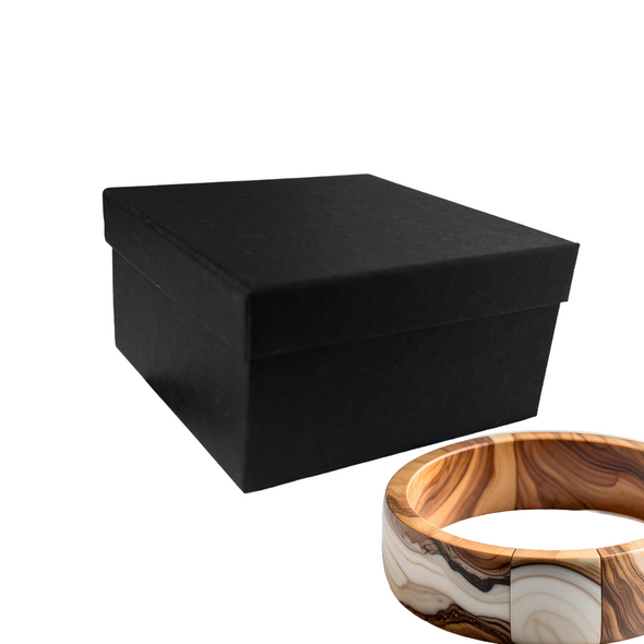 100 Boxes - Matte Black Jewellery Boxes - 3-1/2" x 3-1/2" x 1-7/8" 100 Boxes - Matte Black Jewellery Boxes - 3-1/2" x 3-1/2" x 1-7/8"