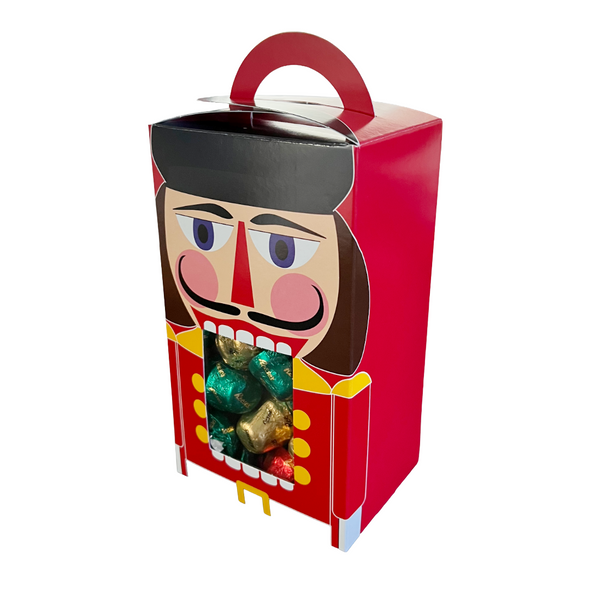 50 Boxes - 1 lb. Nutcracker Window Candy Totes