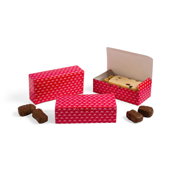 50 Boxes 1 lb. Little Hearts Candy Boxes  7" x 3-3/8" x 2"