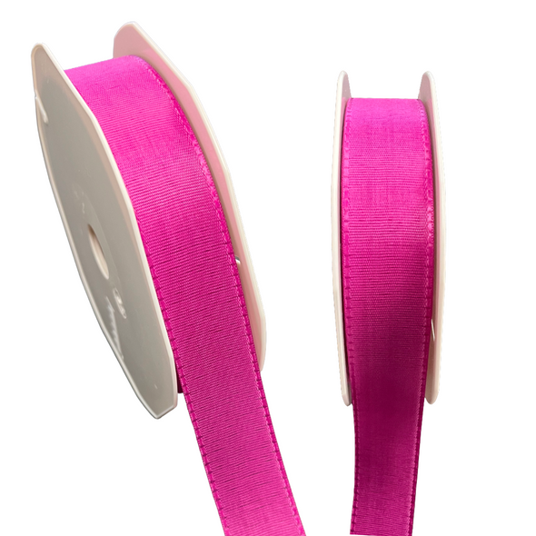 50 Yards - Fuchsia Taffeta - 7/8" Width