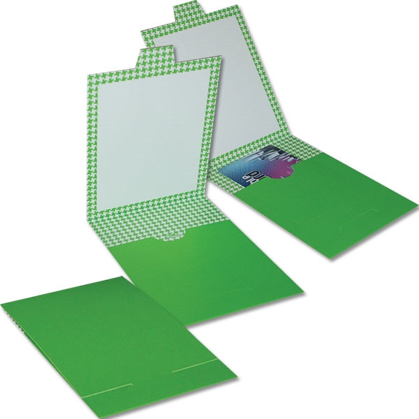 Green Gift Card Bill Folders