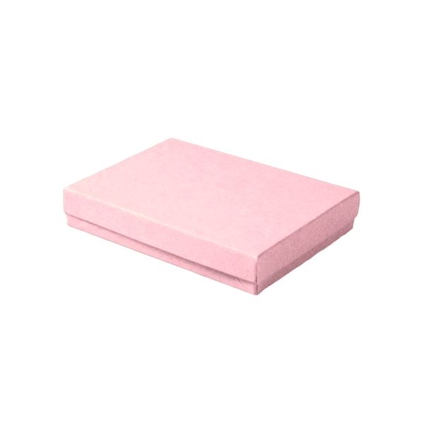 Matte Pink Jewellery Boxes - 5-7/16" x 3-1/2" x 1" 100 Boxes/Pack