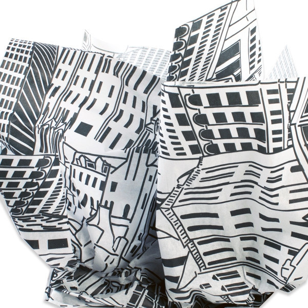 Downtown Patterned Tissue Paper