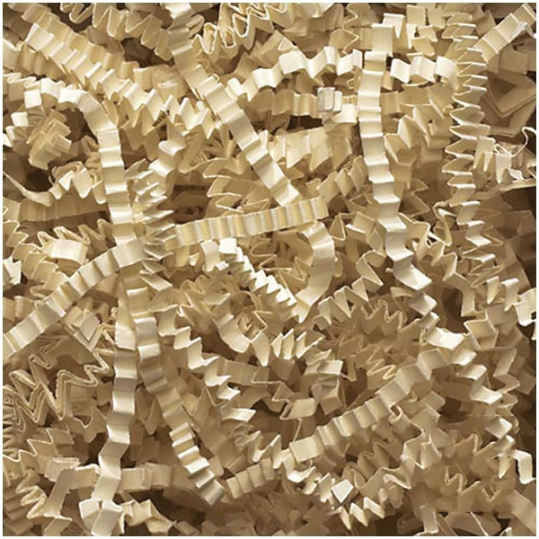 Crinkle Cut Ivory Basket Shred