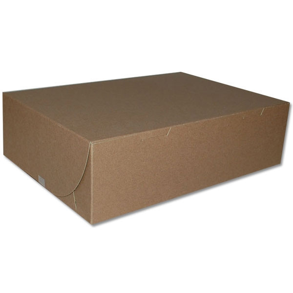 50 Boxes - 14" x 10" x 4" Kraft Bakery Boxes Fits 12 Cupcakes