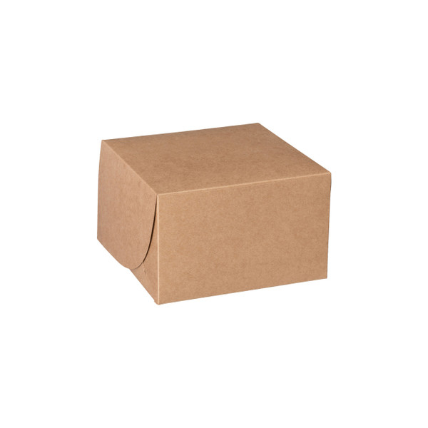 50 Boxes - 8" x 8" x 5" Kraft Bakery Boxes