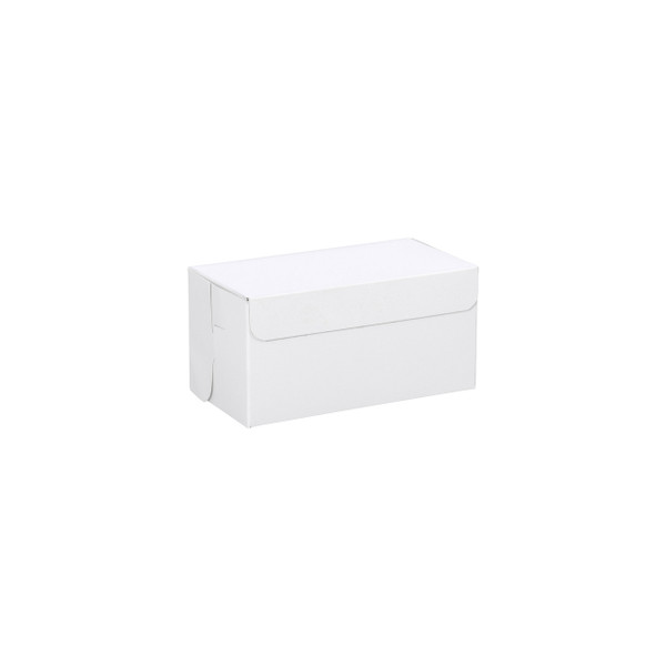 10 Boxes - 6" x 3-1/4" x 3" White Bakery Boxes