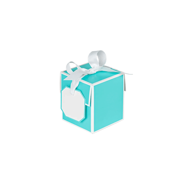 Flipalicious Gift Boxes - 3" x 3" x 3-1/2" Blue - 100 Boxes