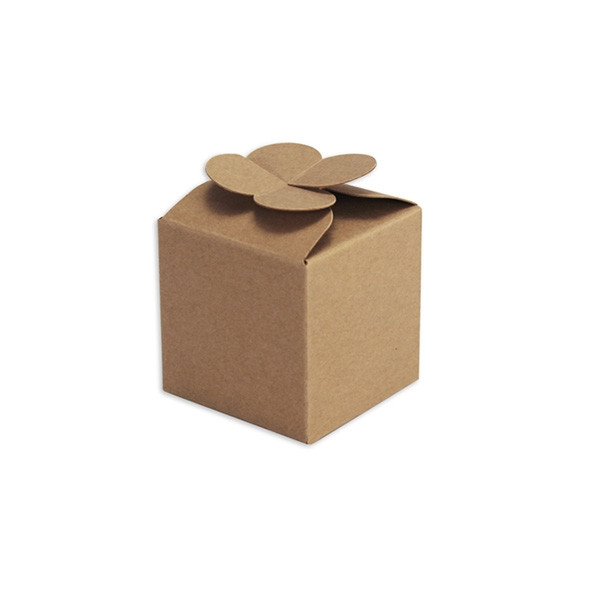 Clover Top Small Kraft Candy Boxes