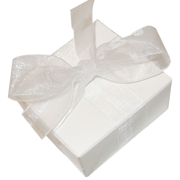 100 Yards White Organza Ribbon - 3 Widths