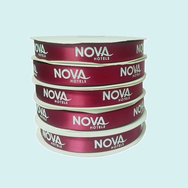 Branded Satin Ribbon - Single Face Satins