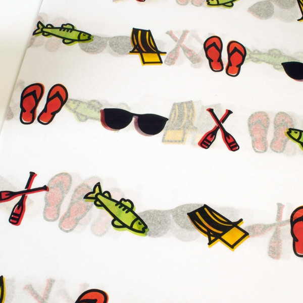 Lake Life Pattern Tissue Paper - 20" x 30" Sheets - 240 / Pack