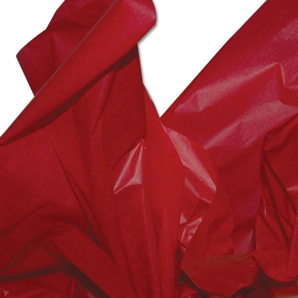 Dry Waxed Red Tissue Paper - 18 x 24" - 480 Sheets per Ream