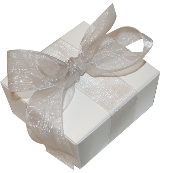 Organza Ribbon - Silver - 100 Yards/Roll - 3 Widths